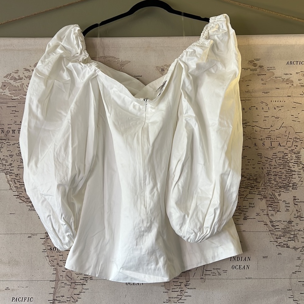 House Of CB ‘J´adore’ Cotton Puff Sleeve Mini Dress NWOT - Picture 13 of 13